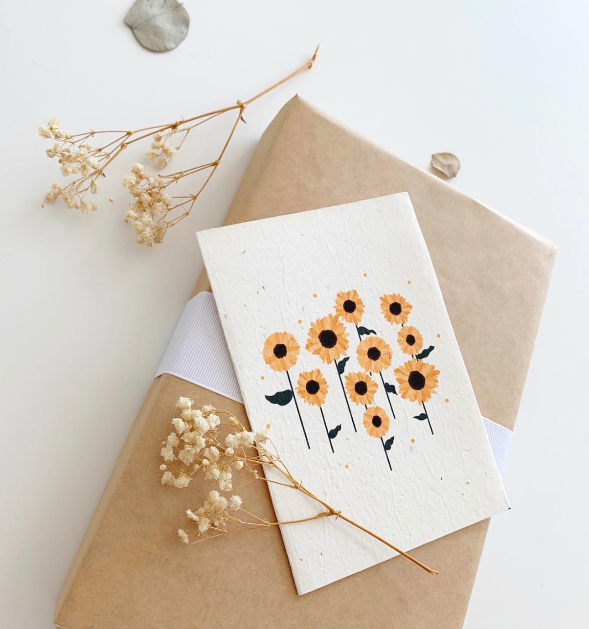 Sunflower Plantable Seed Card 